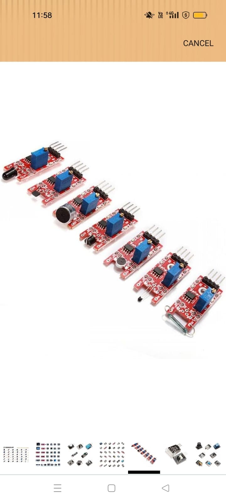Circuit assembly on breadboard